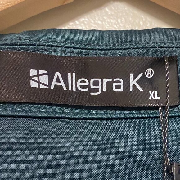 Elegant Collar Blouse Long Sleeve Work Office Satin Button Down Shirt - Picture 6 of 7